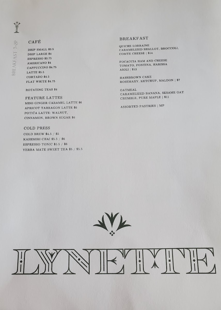 Menu Lynette-1